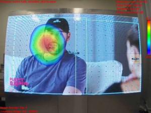 Acoustic-camera performance test of the audiovisual convergence display developed by Dr. Dongjoon Kim’s research team at KIMM.