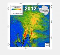 Animated Gif of Thinning of Pine Island Glacier