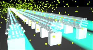 Figure | Design of light cages for enhanced light-matter interaction.