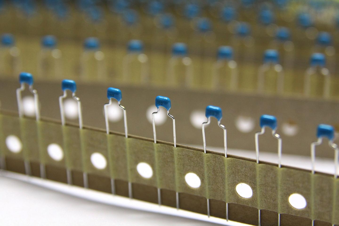 Blue Ceramic Capacitor