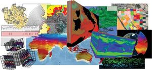 Axis-based representation of multi-dimensional spatio-temporal Earth data