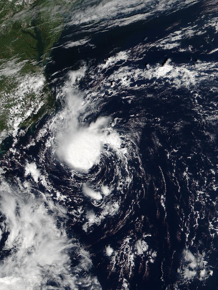 Suomi NPP Image of TD 08