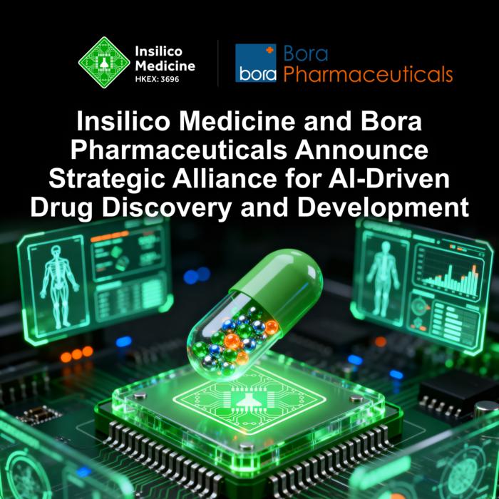 Insilico Medicine e Bora Pharmaceuticals anunciam aliança estratégica para descoberta e desenvolvimento de fármacos impulsionados por IA
