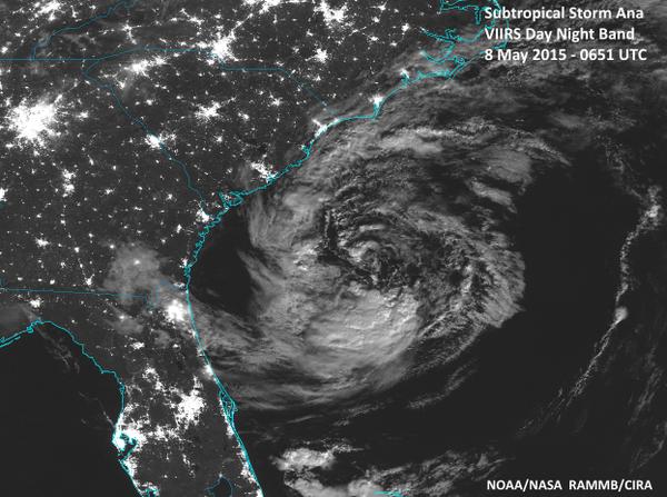 Suomi-NPP Image of Ana