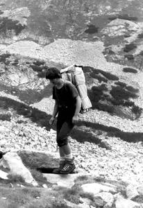Martin Alda in the Pirin Mountains, Bulgaria, in the summer of 1977