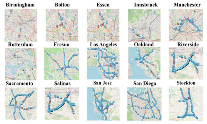 Cross-City Evaluation of the Model in 15 Cities from North America and Europe.
