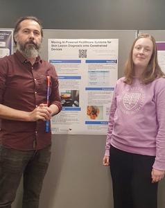 Dr Christos Chrysoulas and Tess Watt