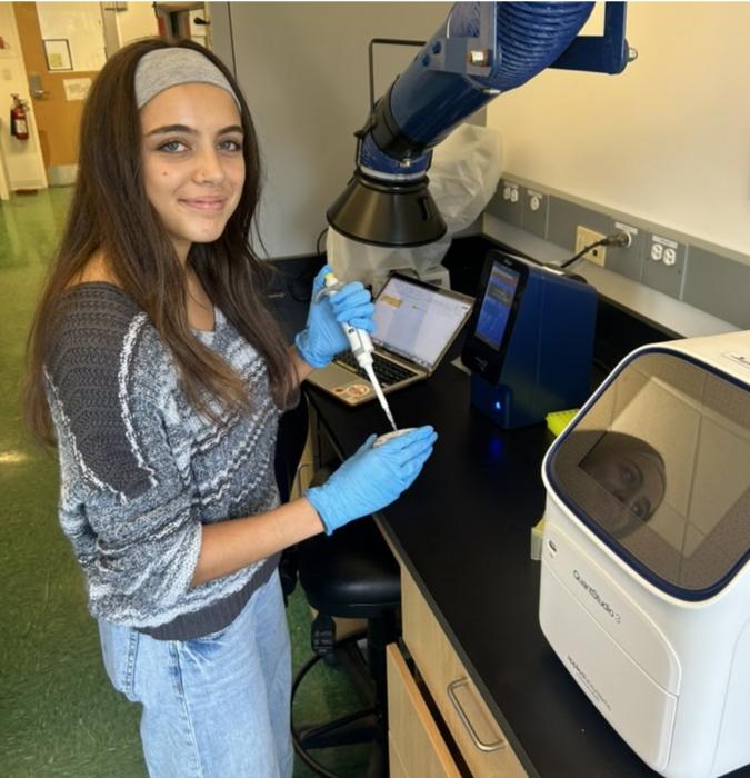 UVM undergraduate Alanna Sherman who assisted with the research