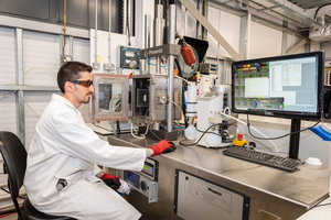 Use of the ETMT machine for high temperature mechanical property assessment