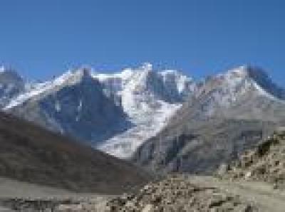 Crevasses of a Steep Glacier
