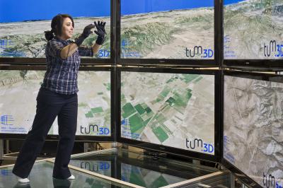 Virtual Flight Over Utah -- Researcher within the FRAVE