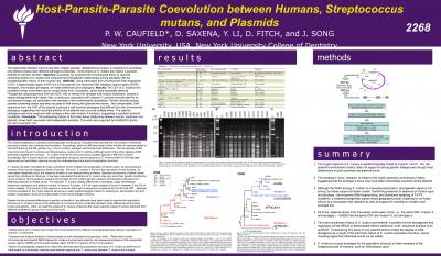 Host-Parasite-Parasite Co-evolution Between Humans, <i>Streptococcus mutans</i> and Plasmids