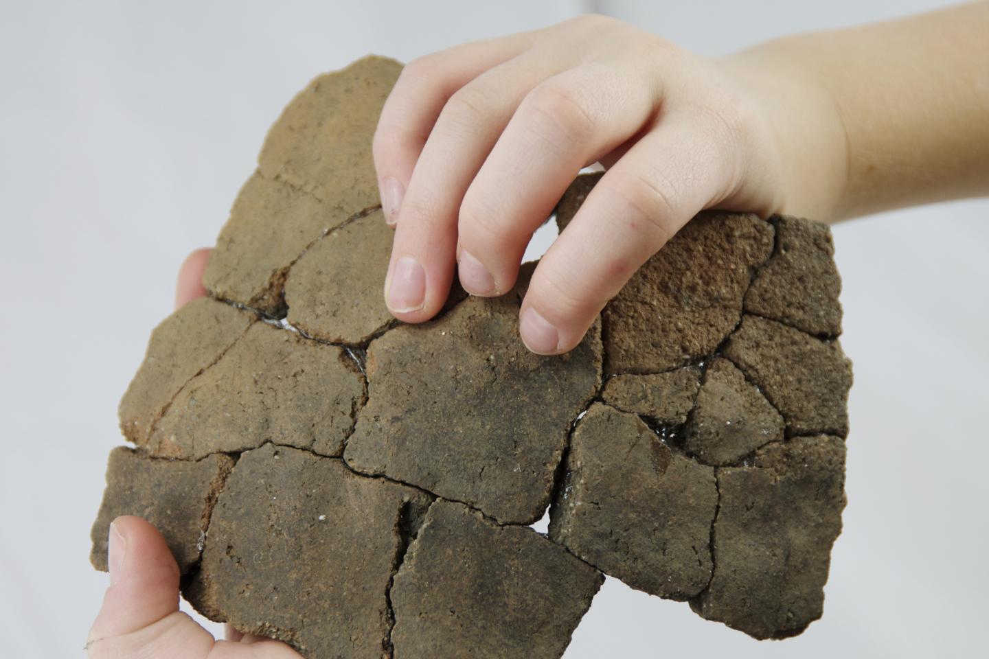 Receptacle in a Child's Hands
