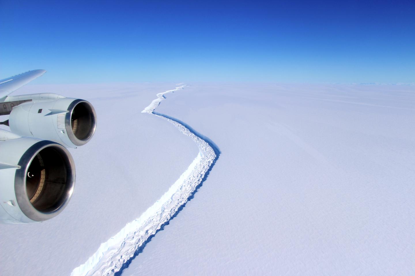 Rift in the Larsen C Ice Shelf
