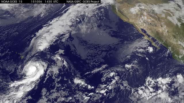 GOES-West Video of Oho
