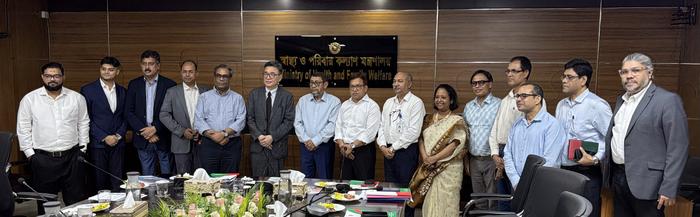 Meeting at the Ministry of Health and Family Welfare