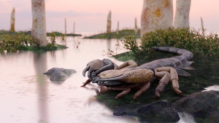 Life reconstruction of Praearcturus gigas © Franz Anthony High Res