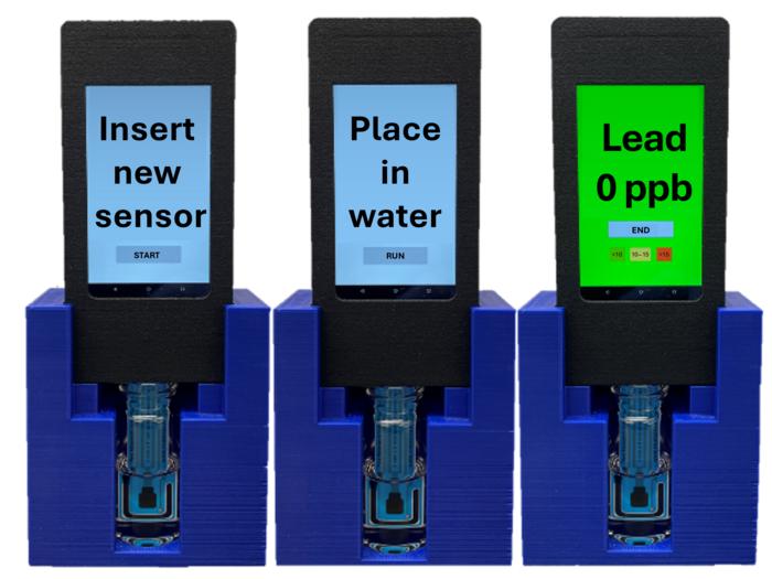 Portable sensor enables community lead detection in tap water