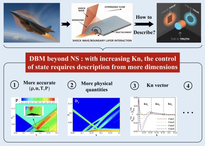Kinetics of shock wave/boundary layer interaction based on DBM