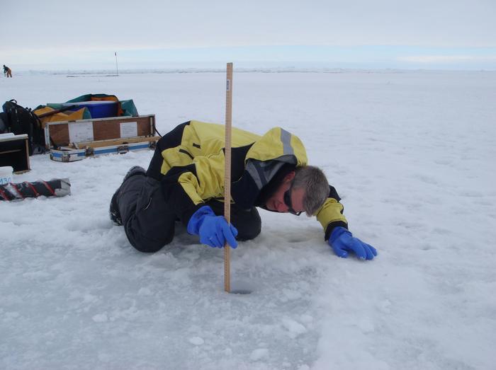 Ken Golden measuring permeability
