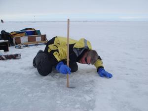 Ken Golden measuring permeability