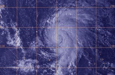 MTSAT-2 Sees Lekima