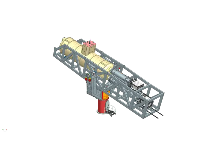 A CAD model of BabyIAXO