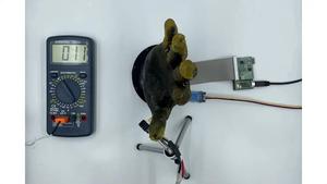 Improved electronic skin gives robots the human touch