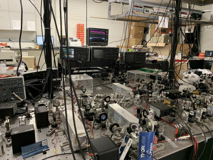 University of Arizona Assistant Professor Zheshen Zhang's Laboratory