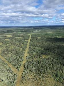 Aerial Seismic Line