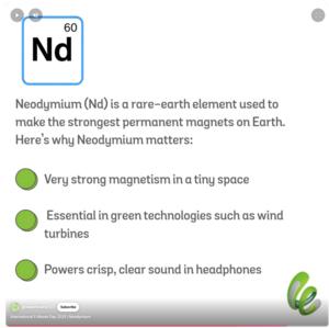 Rare earth mineral uses in everyday products