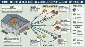 Optimizing Disaster Relief: Routing and Fair Allocation