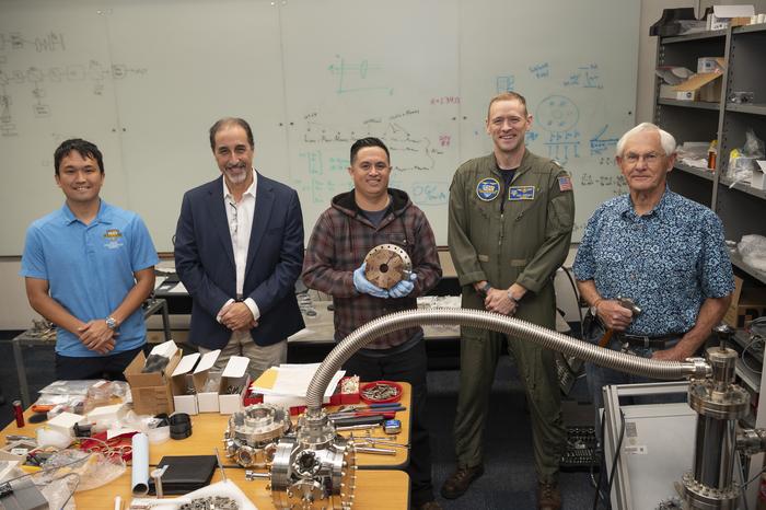 NPS team advances quantum sensing research with atomic fountain