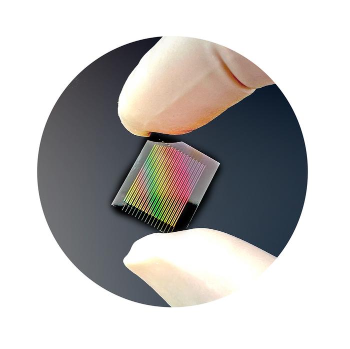 Tiny On-Chip Device Produces Coherent Light of Any Wavelength from Visible to Mid-IR