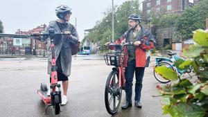 E-scooter and e-bike
