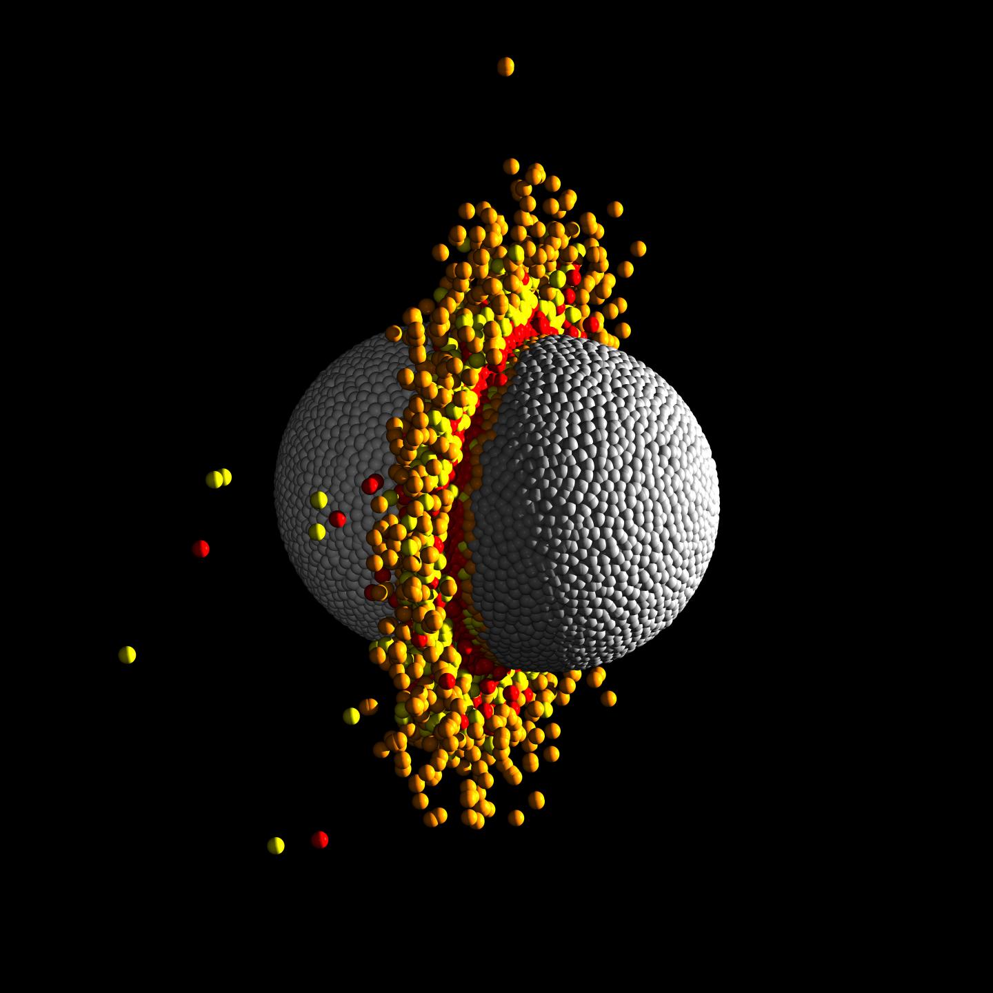 One Frame from the Middle of a Hydrodynamical Simulation