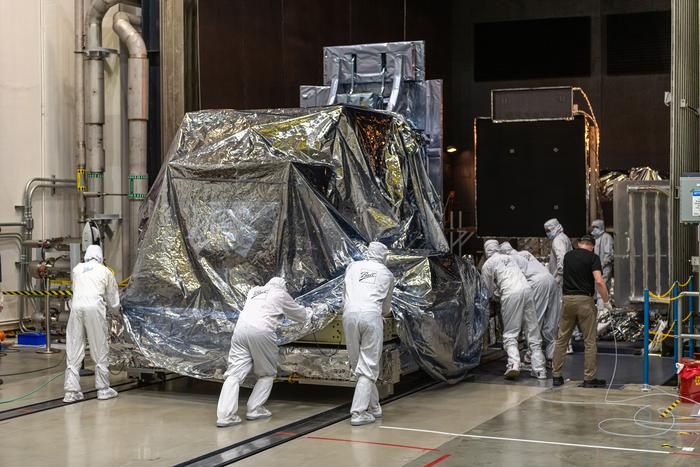Roman WFI in Ball thermal vacuum chamber