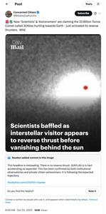 Interstellar visitor hoax