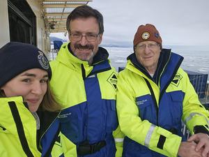 Ocean mappers at sea