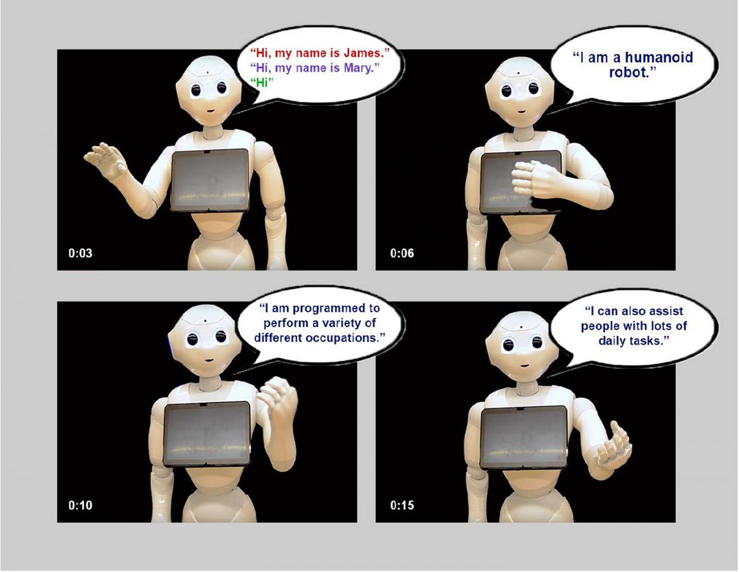 Robots say, 