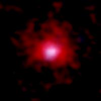 ALMA and NASA/ESA Hubble Space Telescope (HST) Young Galaxy Surrounded by a Gaseous Carbon Cocoon