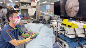 Machine learning surgeon’s movements