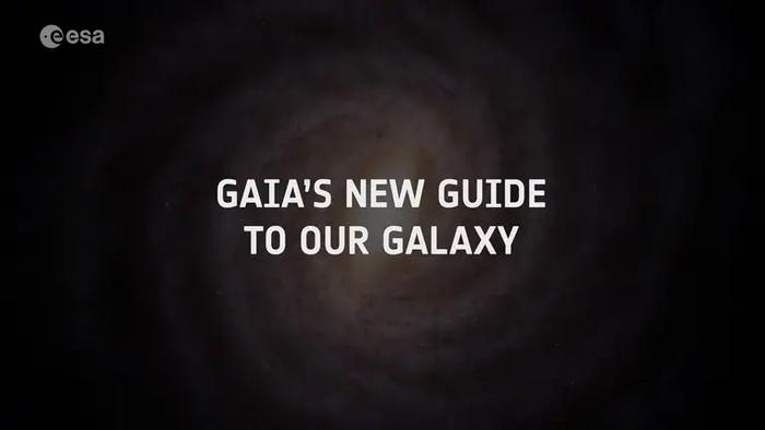 The best Milky Way animation, by Gaia