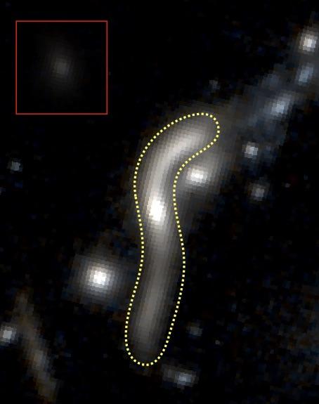 The Quiescent Galaxy eMACSJ1341-QG-1 as Seen by the Hubble Space Telescope