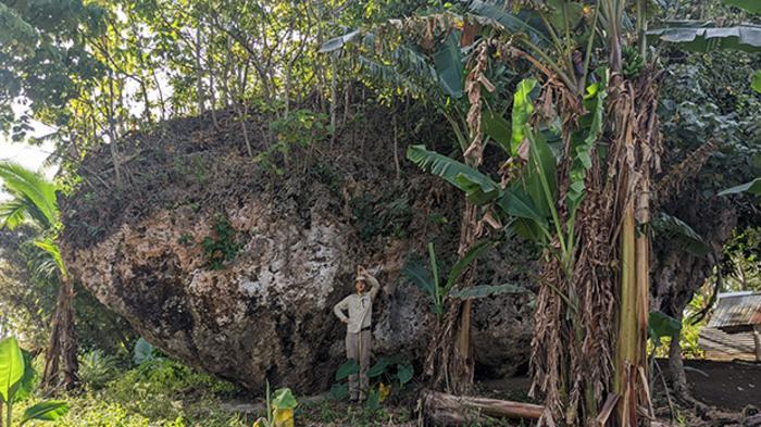 Maka Lahi boulder Tonga
