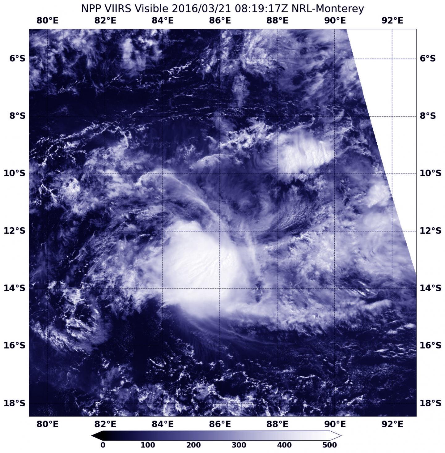Suomi NPP image of Emeraude