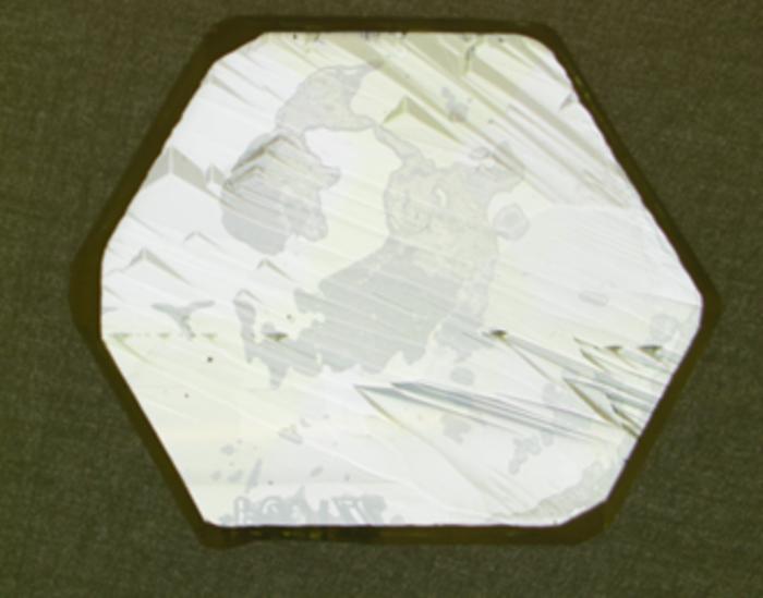 A sample of diamond grown at PPPL.