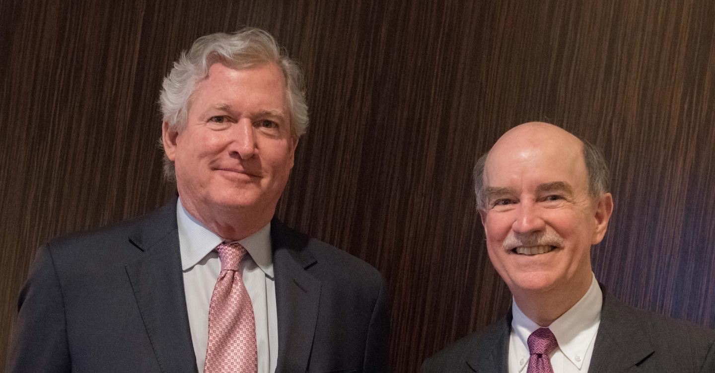 Exelon President and CEO Chris Crane and MIT Energy Initiative Director Robert Armstrong
