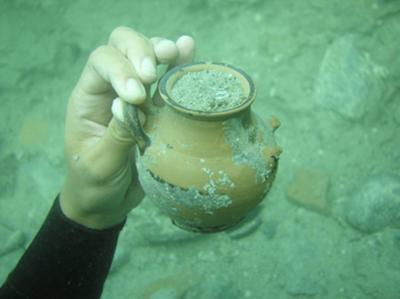 Finds From the Ancient Harbor Floor