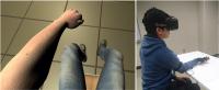 Image on the HMD (left) and a participant (right)